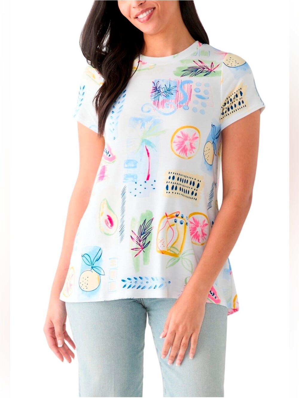 Crown And Ivy Pleat Back Top/Tunic